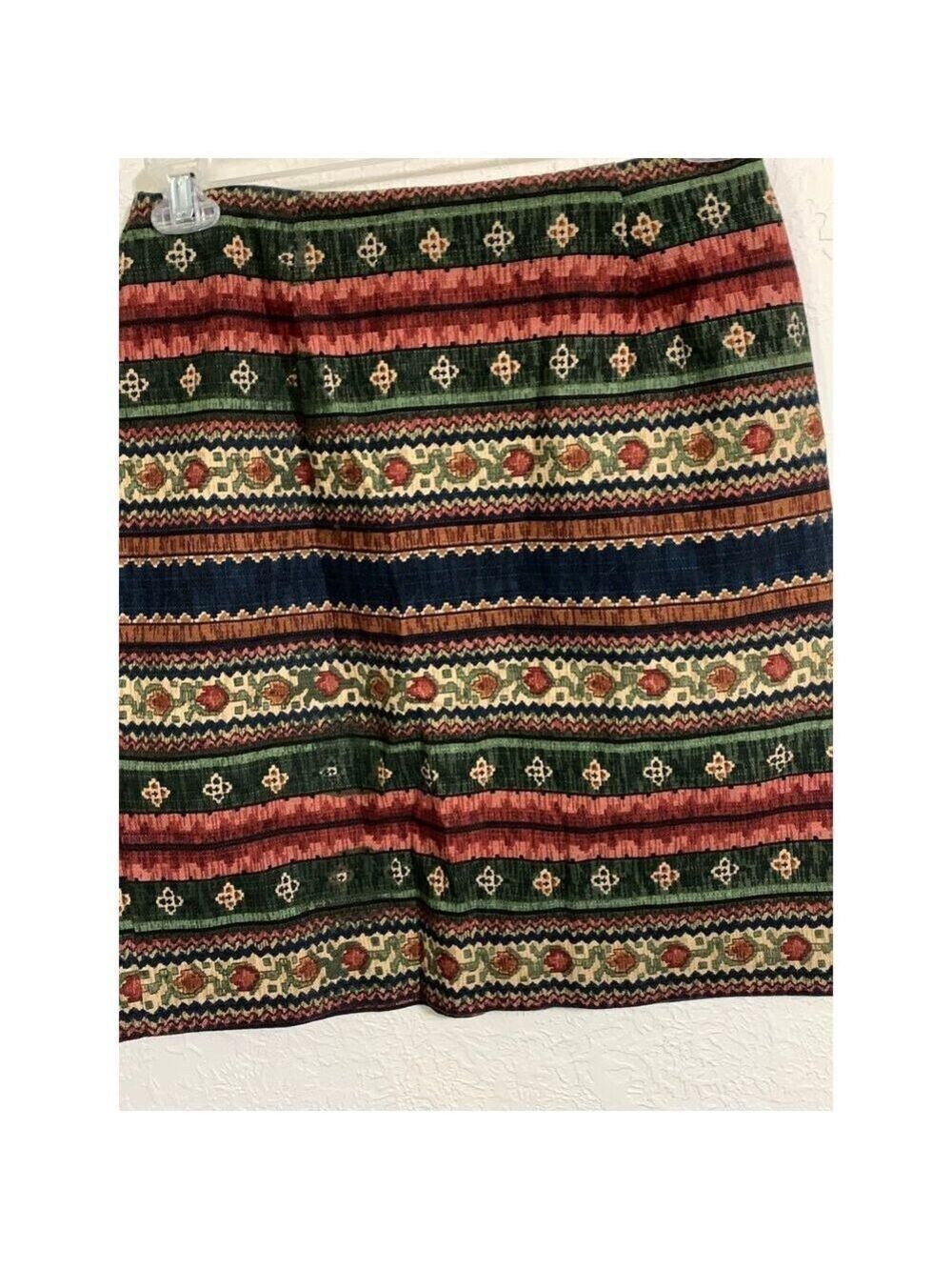 Samantha Edwards Multi Colored Skirt 8 retro